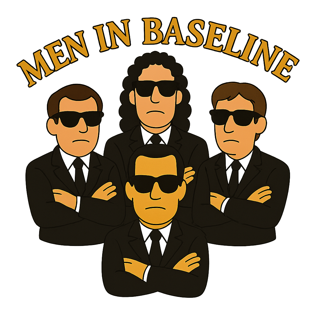 Men in Baseline Cover