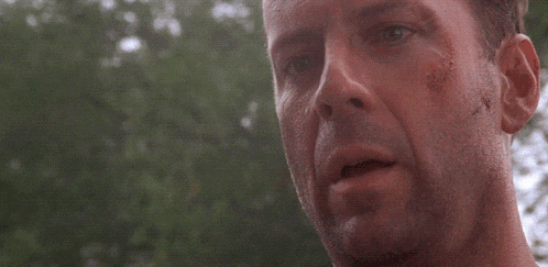 John McClane having an epiphany