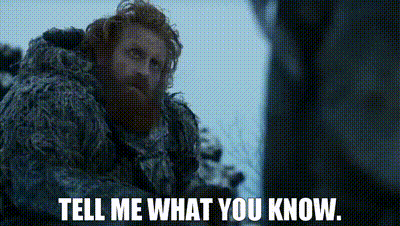 Clip di Tormund che dice ad Orell: 'Dimmi quello che sai!' (Il Trono di Spade)'